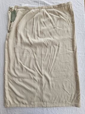 H&M Light Beige High-Waist Skirt Size 18